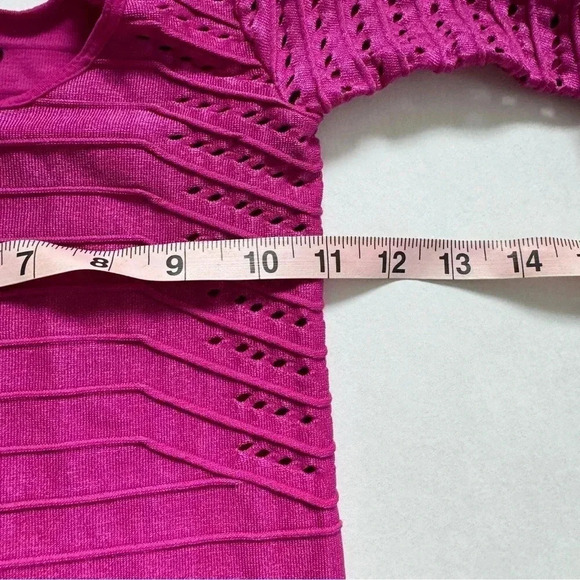 Bebe Magenta Bodycon Dress Size Small NWOT - Picture 6 of 7